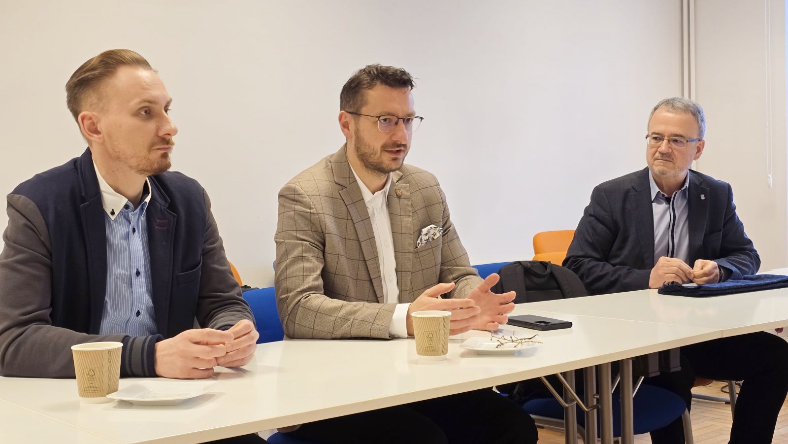 Na zdjeciu m.in. Andrzej Gockowski, z-ca Prezydenta Tczewa do spraw gospodarczych oraz Wojciech Zemła, sekretarz Miasta Sopotu