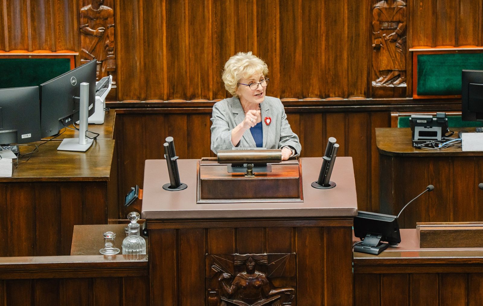 Na zdjęciu posłanka Kołodziejczak