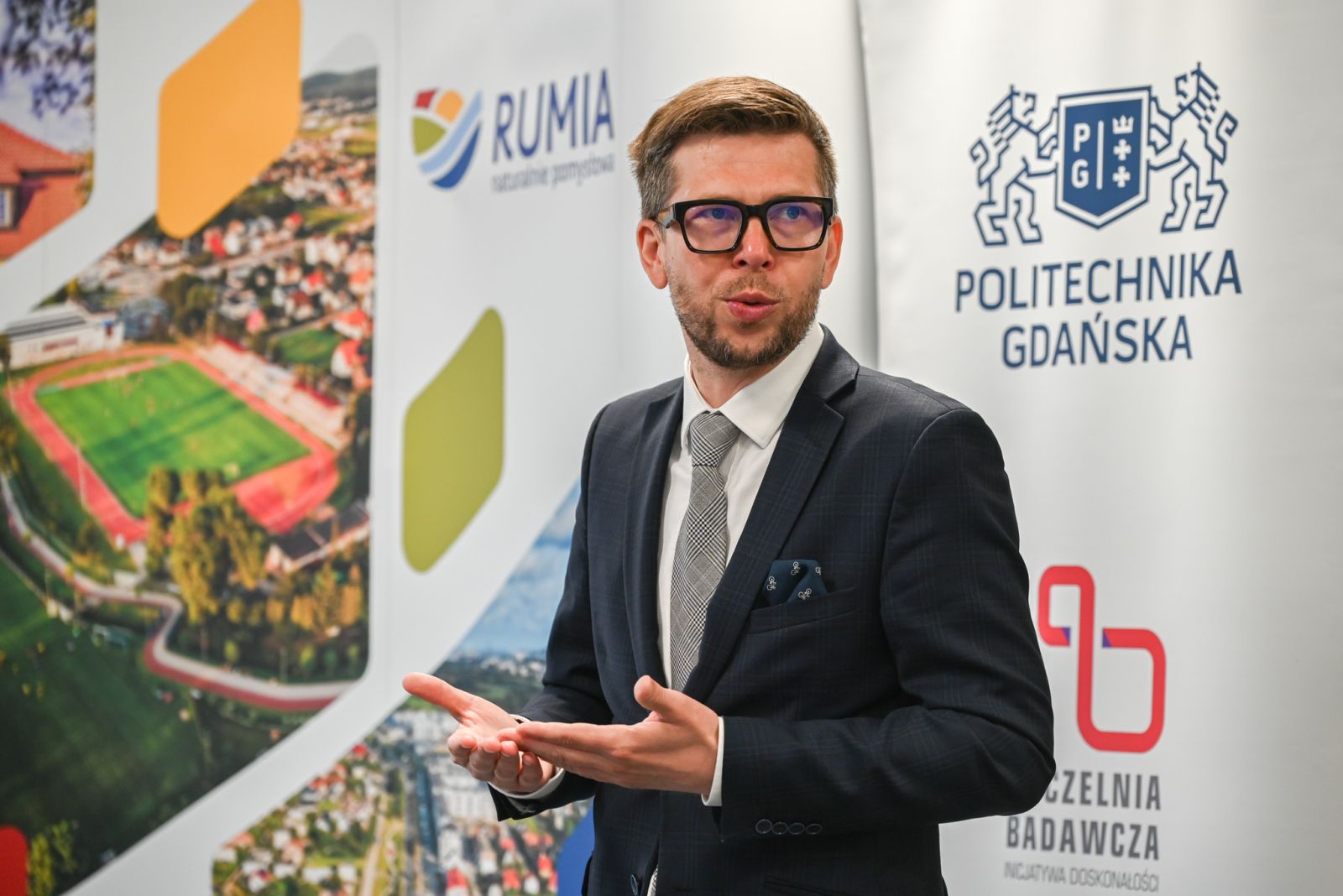 na zdjęciu Michał Glaser