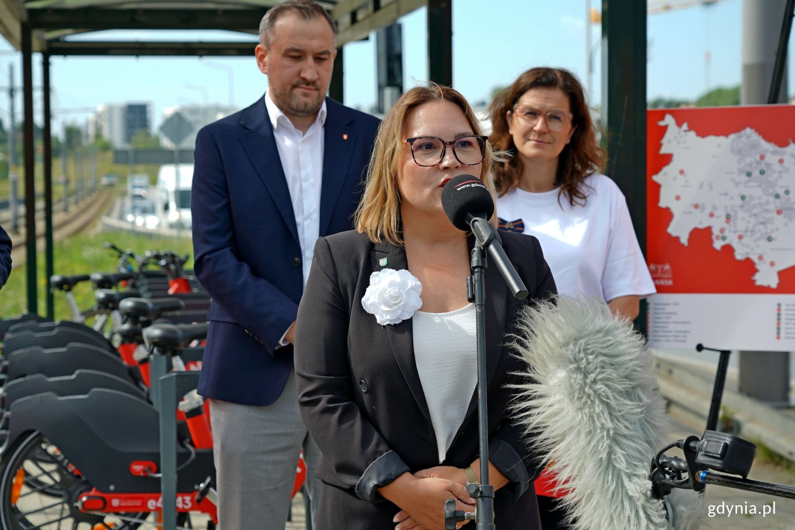 Briefing prasowy MEVO. Fot. Magdalena Czernek/gdynia.pl