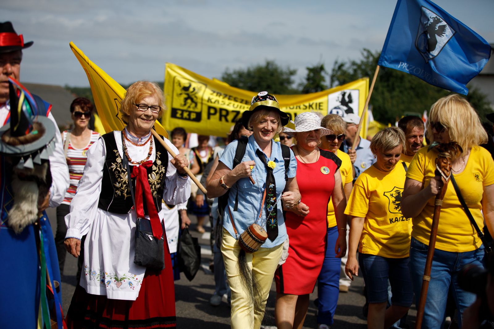 Na zdjęciu uczestnicy zjazdu Kaszubów