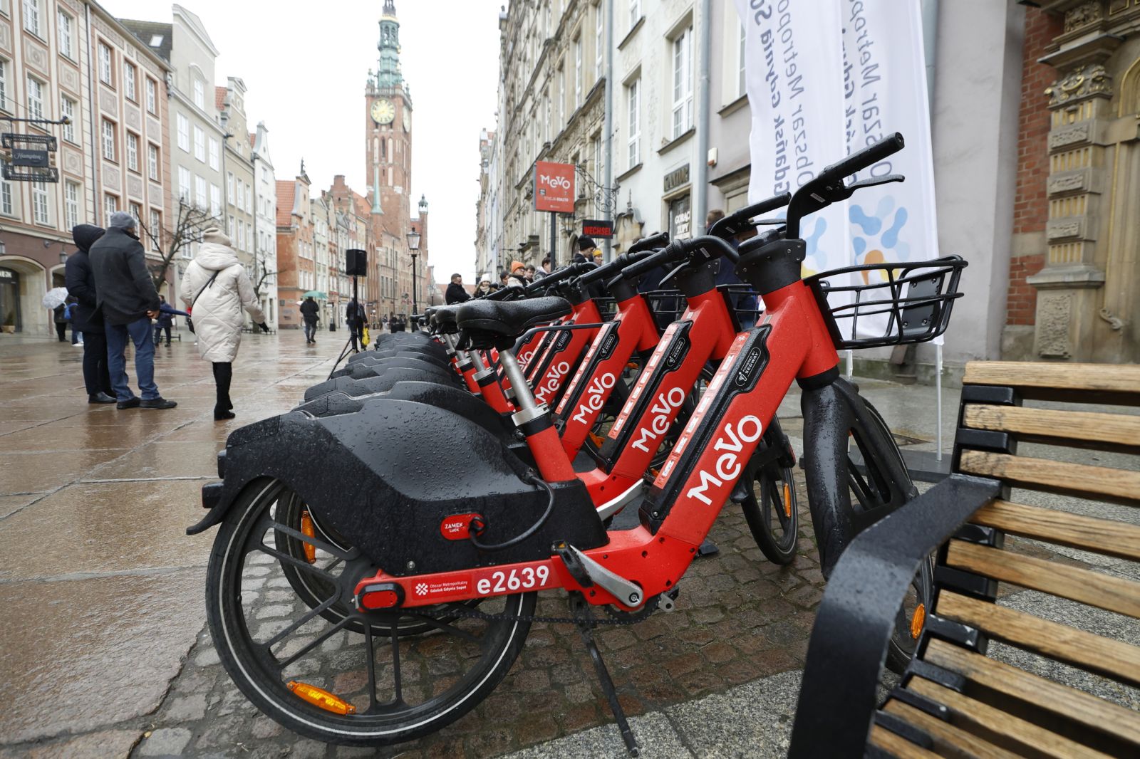 Na zdjęciu: rowery MEVO, fot. Grzegorz Mehring/gdansk.pl