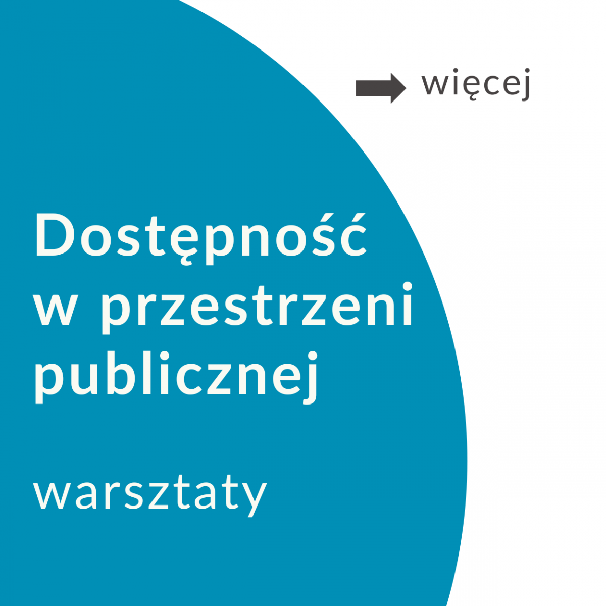 dostępność w przestrzeni publicznej